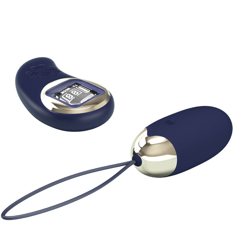 Pretty Love – Mini Oeuf vibrant avec télécommande – Bleu