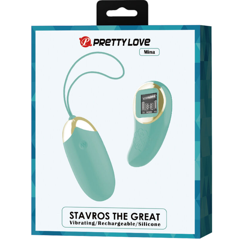 Pretty Love – Mini Oeuf vibrant avec télécommande – Vert