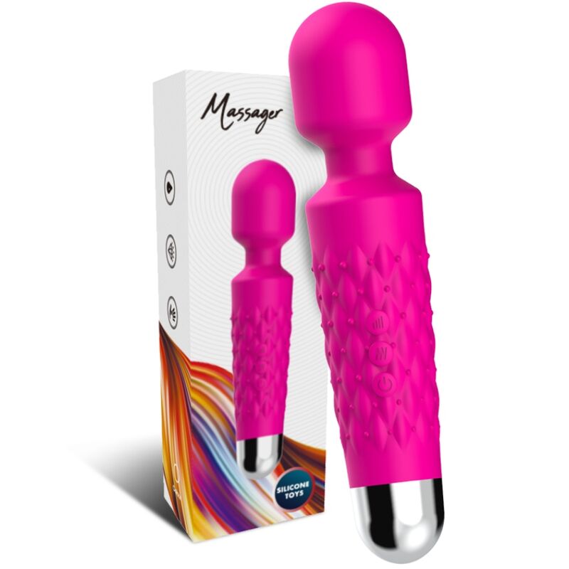 Vibrateur Masseur Postman Tête Flexible Fuchsia - Armony - Armony