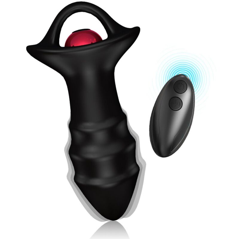 Set Vibrateur Doigts Kylin et Plug Anal Noir - Armony