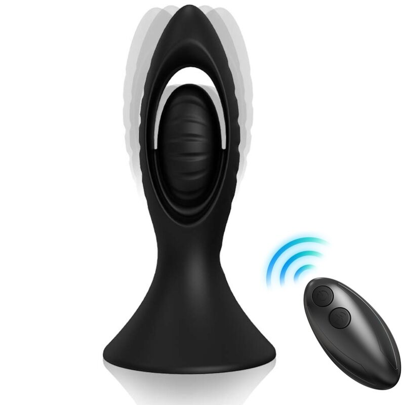 Plug Anal Vibrant Double Stimulation Noir - Armony