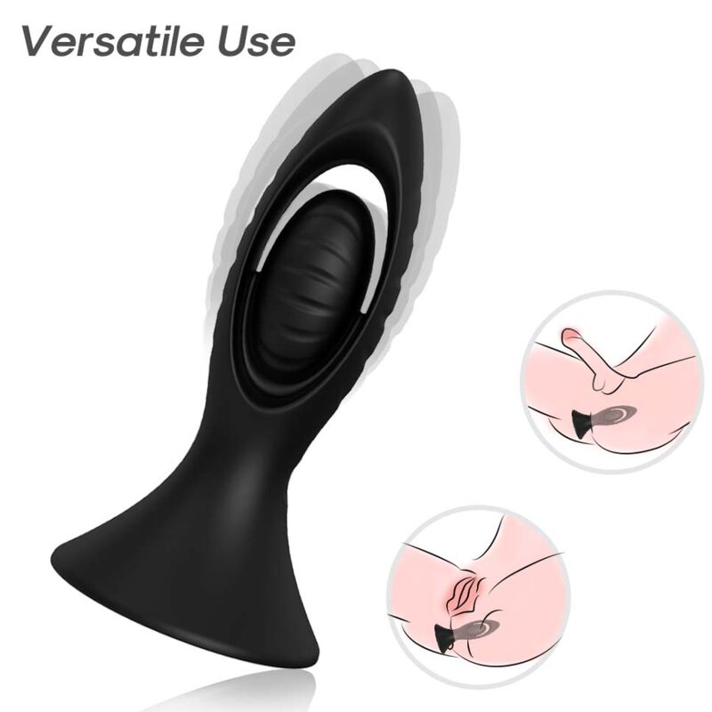 Plug Anal Vibrant Double Stimulation Noir - Armony