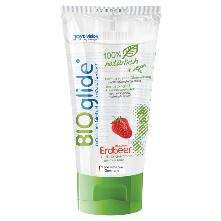 Lubrifiant BIOglide Saveur Fraise 80ml - JoyDivision