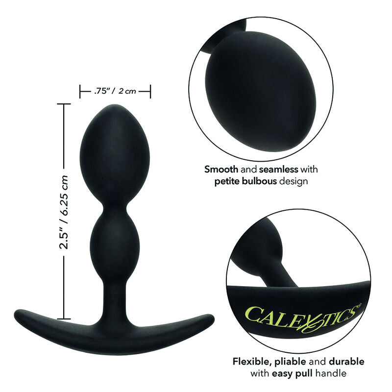 Plug Anal Boundless 2X Silicone Noir - CalExotics
