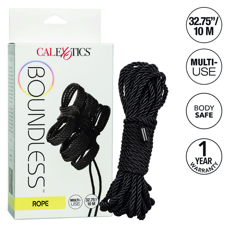 Corde de Bondage Shibari Noire 10m - CalExotics
