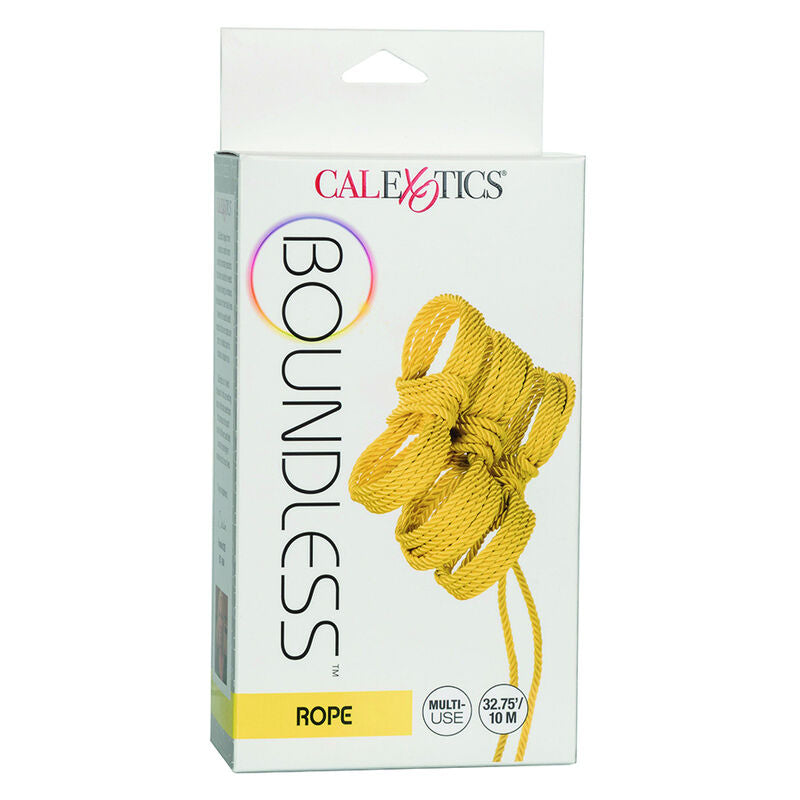 Corde de Bondage Coton Polyester Jaune 10m - CalExotics