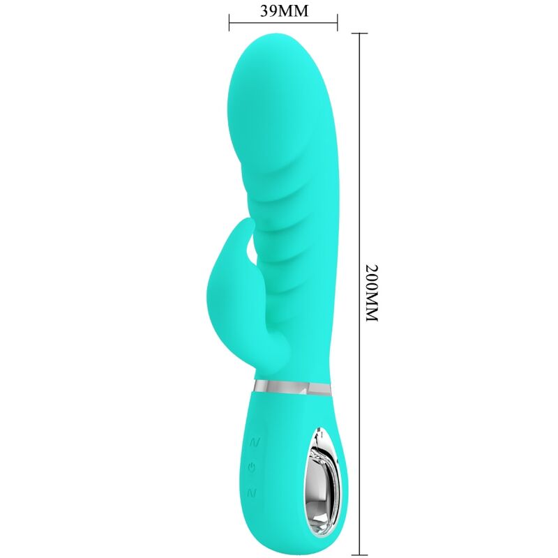 Pretty Love – Vibromasseur Multifonction Point G Prescott Vert Aqua