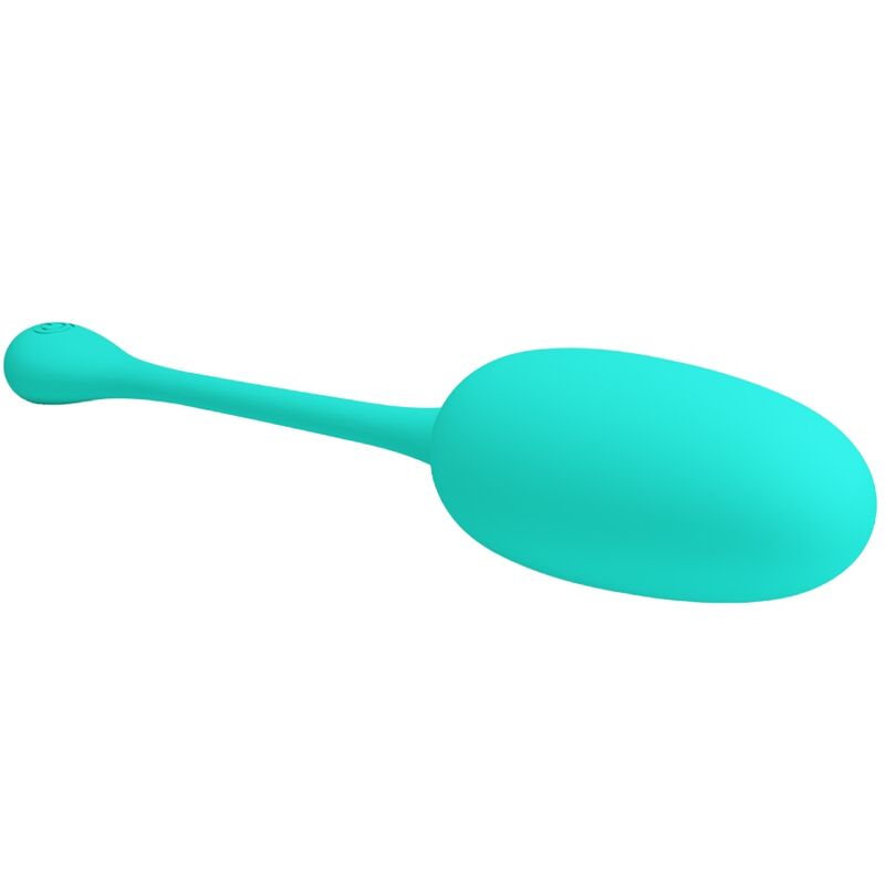 Pretty Love – Oeuf vibrant Rechargeable en silicone – Turquoise