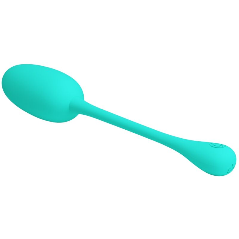 Pretty Love – Oeuf vibrant Rechargeable en silicone – Turquoise