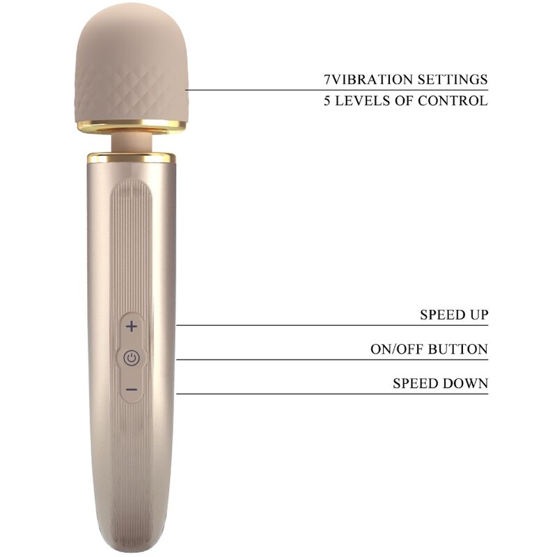 Masseur Intime Pretty Love 7 Modes Champagne - Pretty Love - PRETTY LOVE SMART