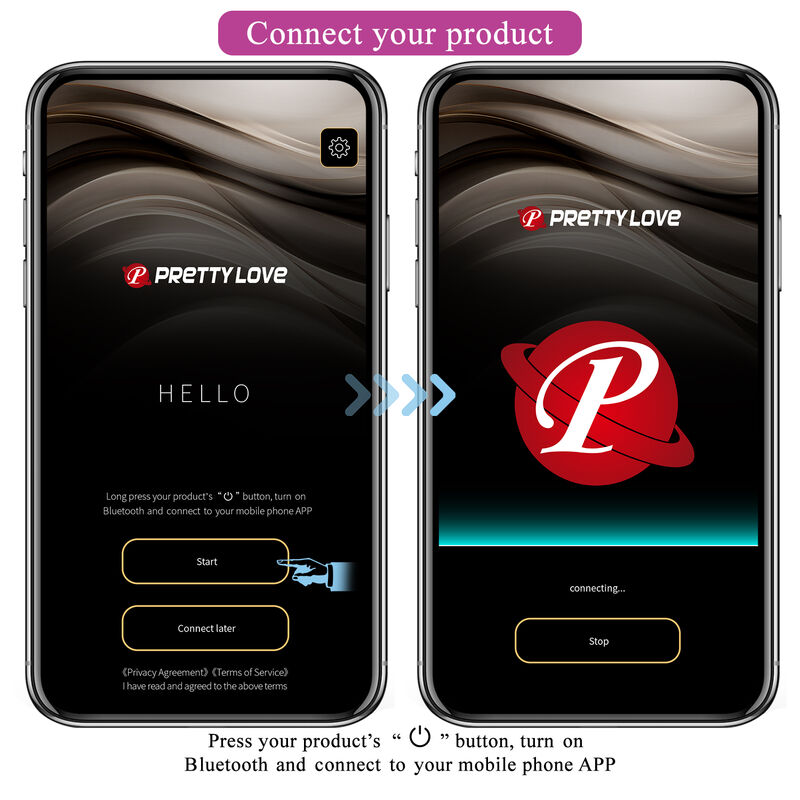 Vibrateur Électrostimulation Hector Violet - Pretty Love