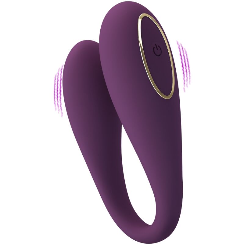 Vibromasseur Double Plaisir August Violet - Pretty Love