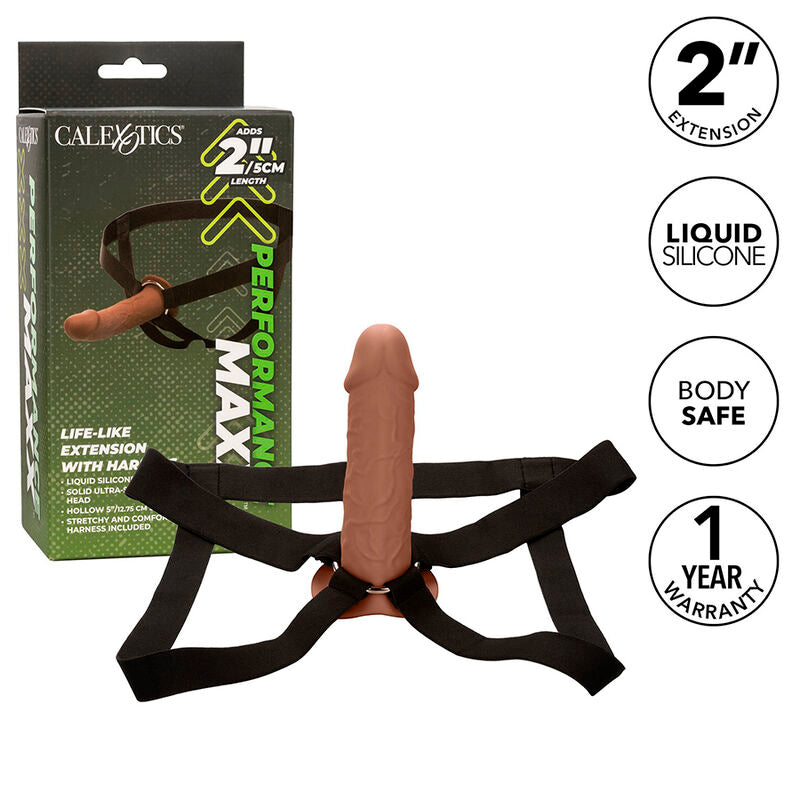 Extension Pénienne Performance Maxx Réaliste Marron - CalExotics