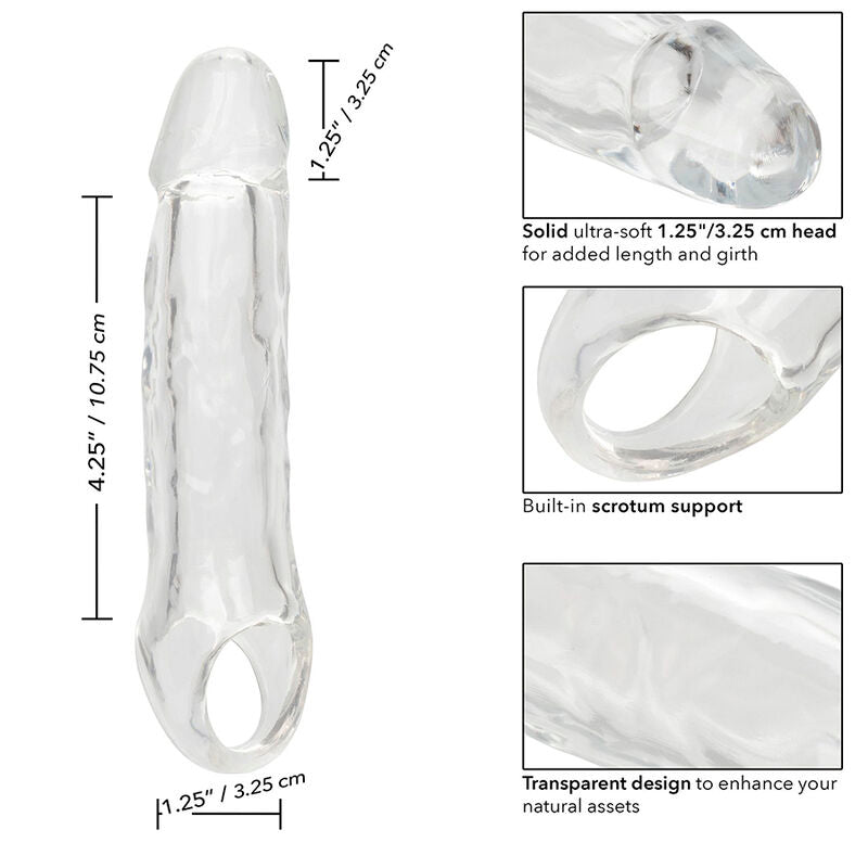Manchon Pénis Performance Maxx Transparent +3,25cm - CalExotics
