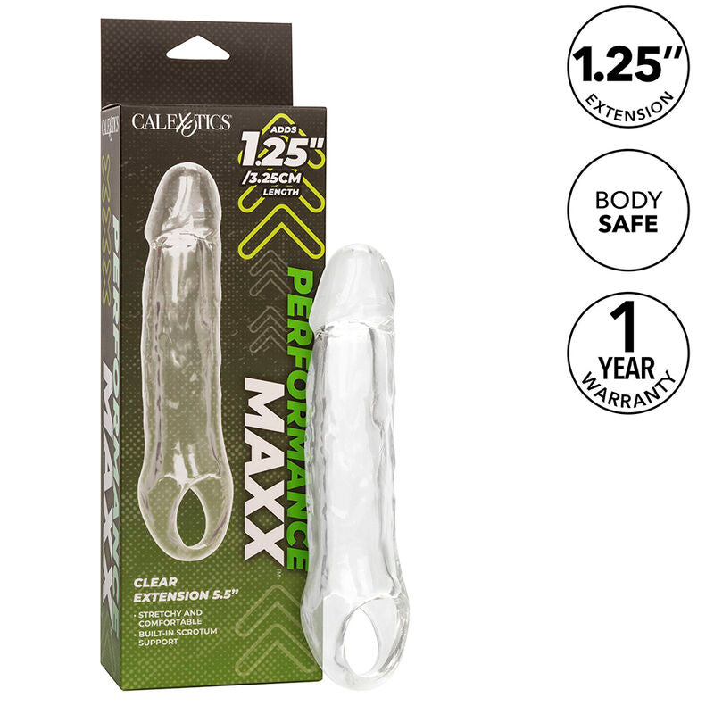 Manchon Pénis Performance Maxx Transparent +3,25cm - CalExotics