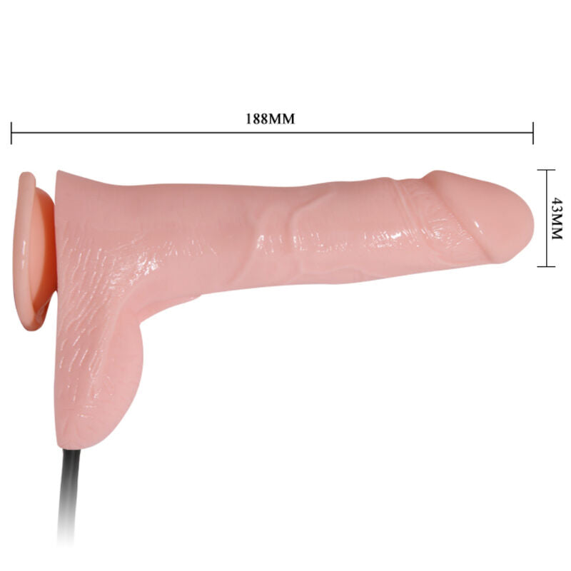 Gode Gonflable Réaliste avec Ventouse 15 cm - Baile
