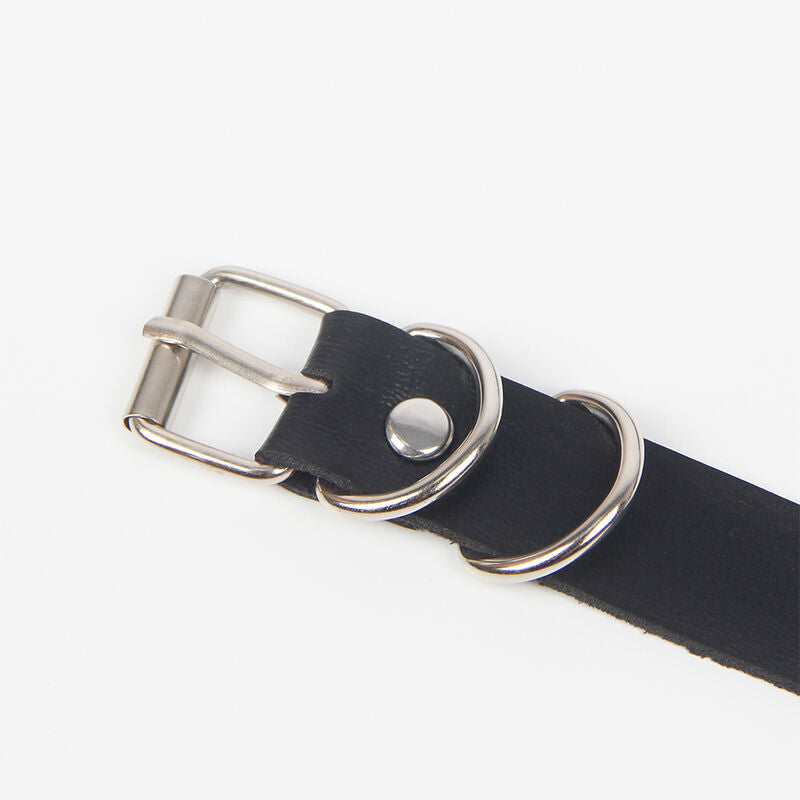 Harnais jarretières avec anneaux taille unique noir - Subblime - SUBBLIME FETISH
