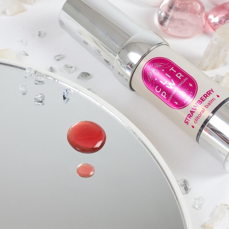 Secret Play - Baume chauffant pour clitoris Clit Pwr Fraise - 15 ml