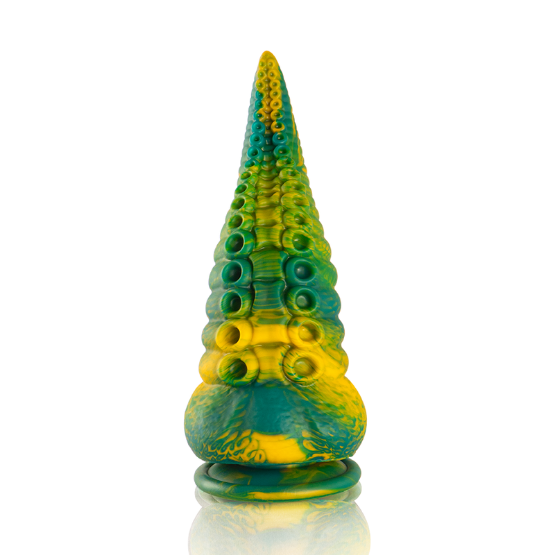 Godemichet Tentacule Vert Cetus, Petite Taille & Plaisir Mythologique - Epic