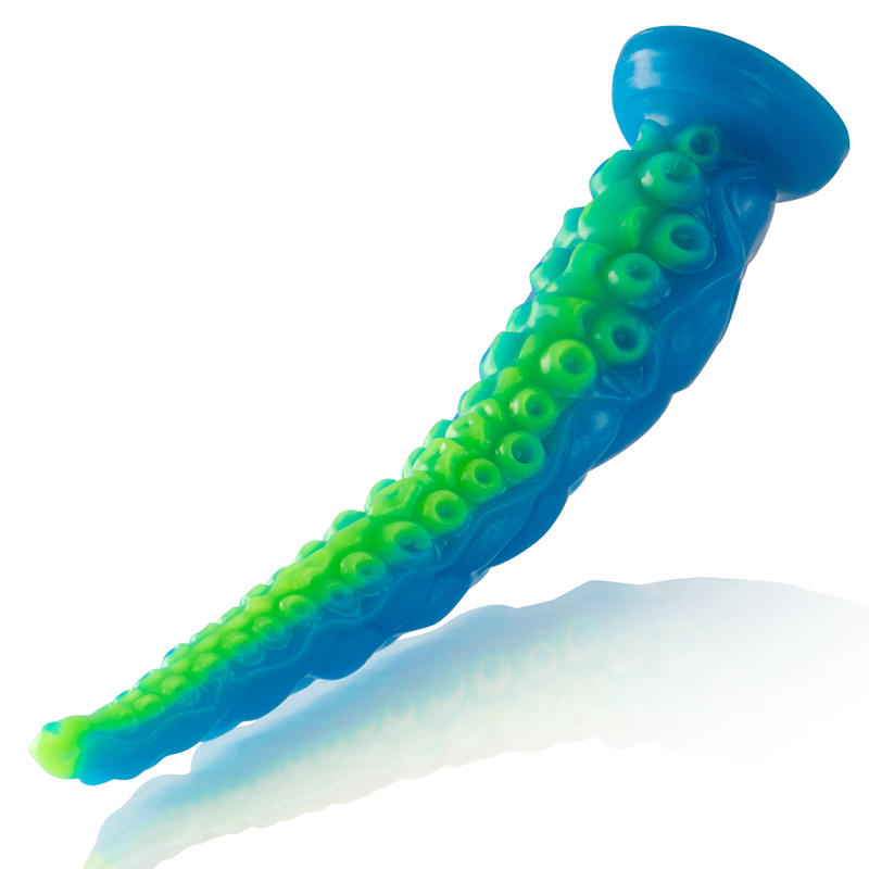 Gode ventouse tentacule grande taille Scylla - Phosphorescent - Epic