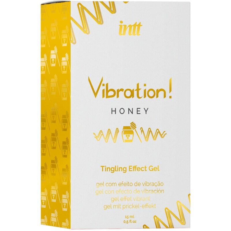Gel Stimulant Vibration Arôme Miel 15ml - Intt