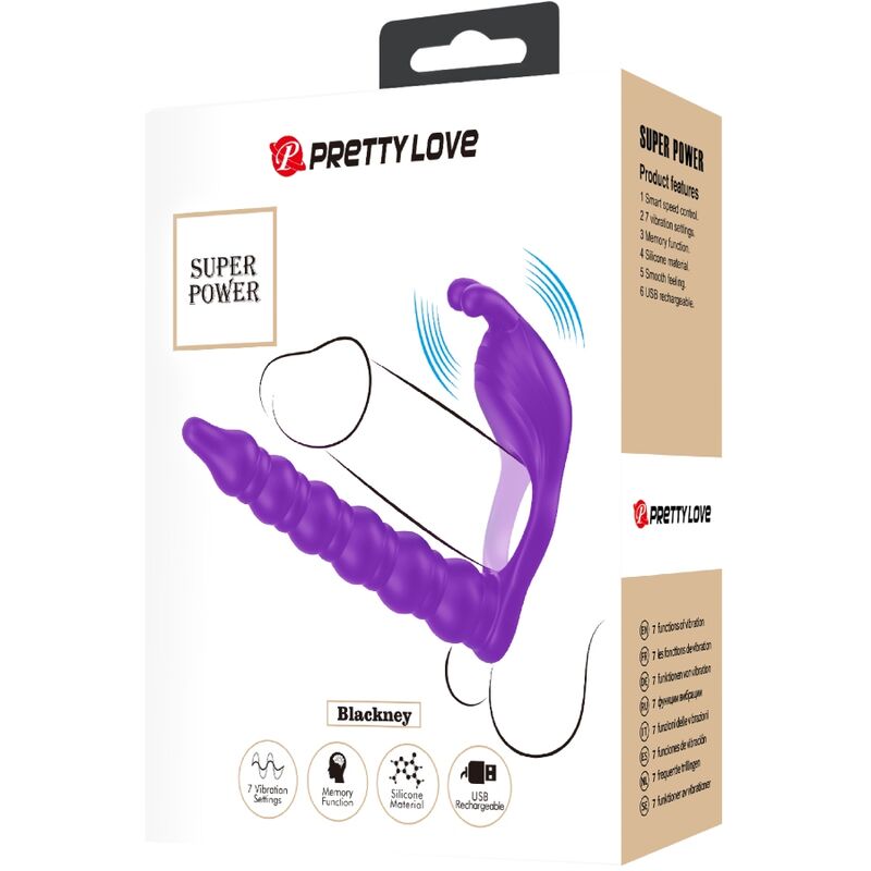 Anneau Pénien Vibrant Blackney avec Plug - Pretty Love - PRETTY LOVE
