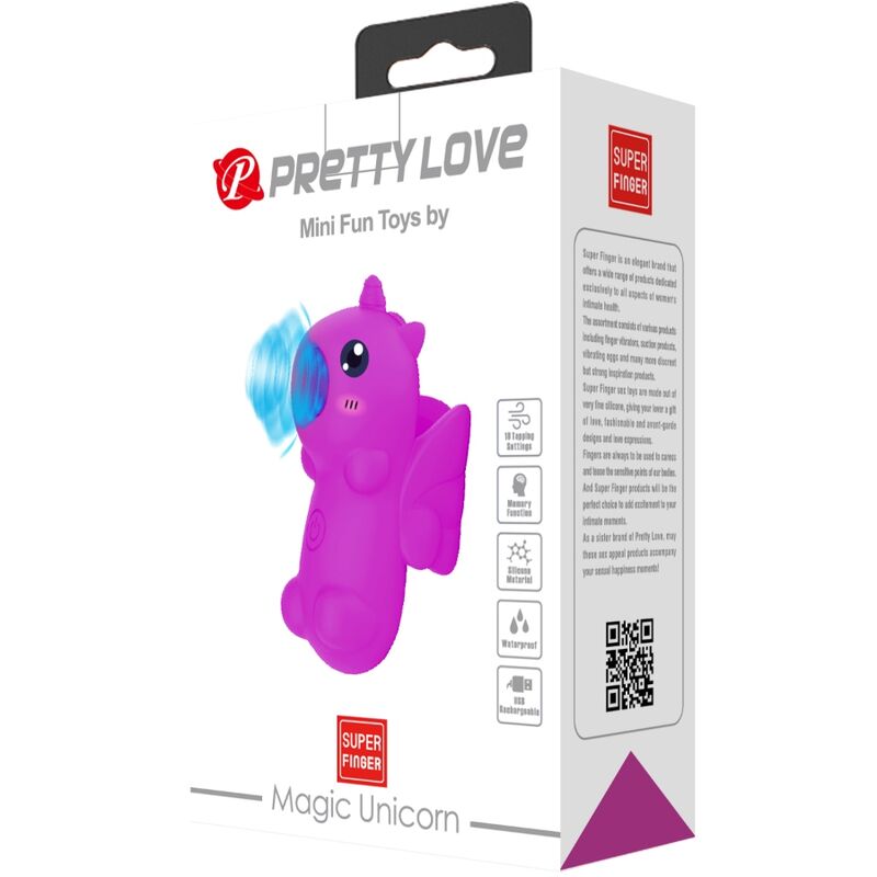 Stimulateur Clitoridien Magic Unicorn Violet - Pretty Love