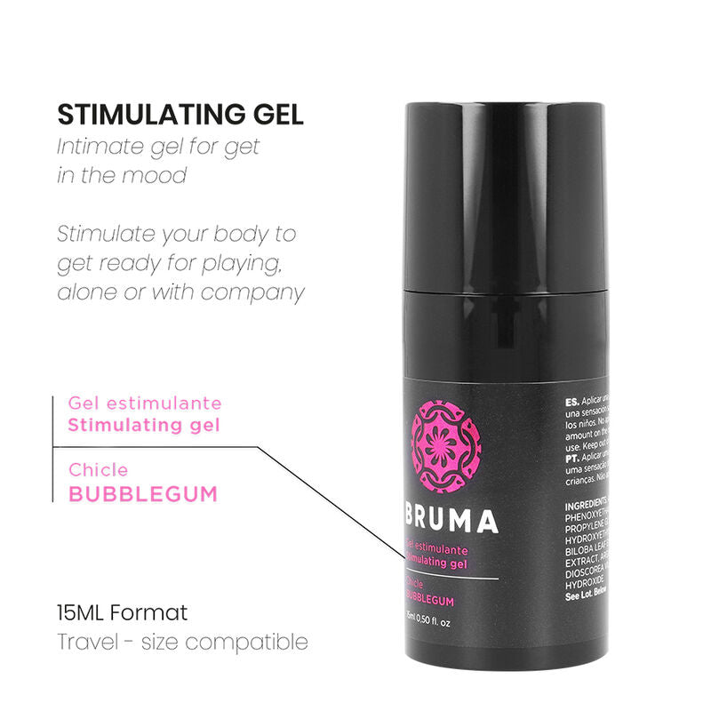 Gel Stimulant Bruma Saveur Bubblegum 15ml - Bruma