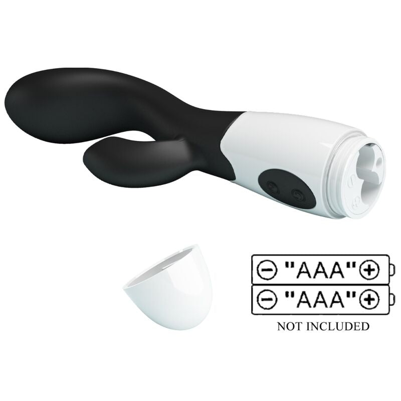 Vibromasseur Double Stimulation Brighty Noir - Pretty Love - PRETTY LOVE FLIRTATION