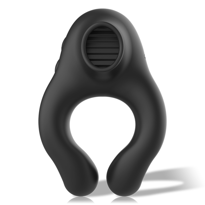 Anneau Vibrant Armony 3 Moteurs Silicone Noir-Or - Armony