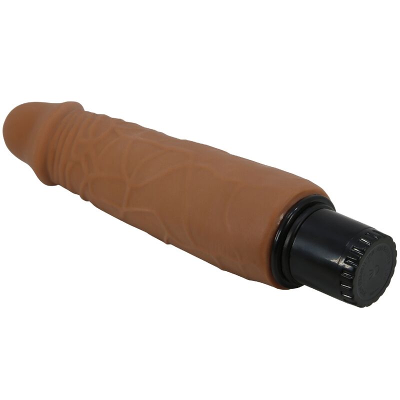 Gode Vibrant Réaliste Waldorf 18cm Mulâtre - Pretty Love
