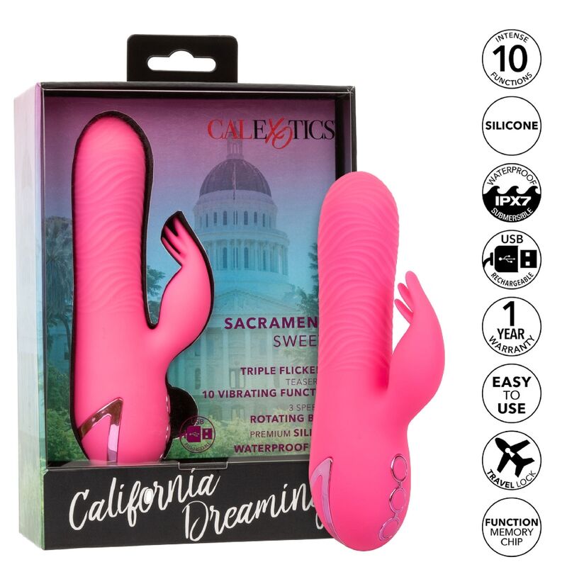 Vibromasseur Rabbit Sacramento Sweetie Rose - California Dreaming