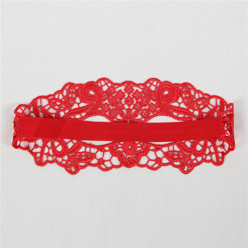 Masque Séduction Dentelle Rouge - Queen Lingerie - QUEEN LINGERIE