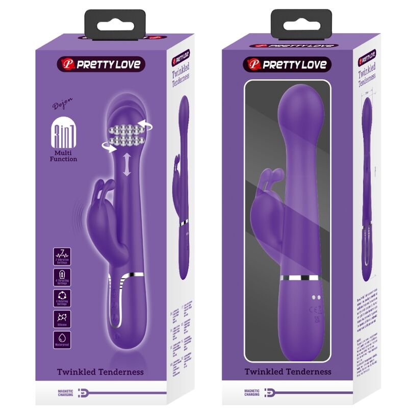 Vibromasseur Rabbit Pretty Love Dejon Violet - Pretty Love