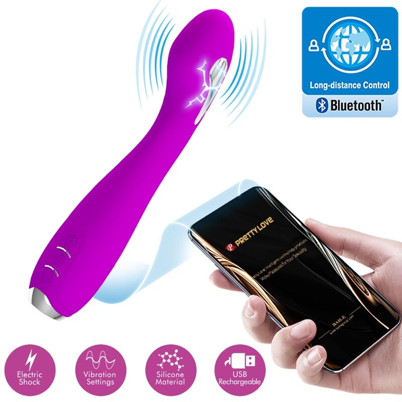 Vibrateur Électrostimulation Hector Violet - Pretty Love