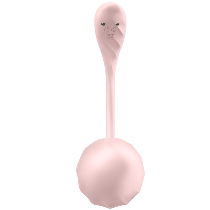 Œuf Vibrant Connecté Ribbed Petal Rose - Satisfyer