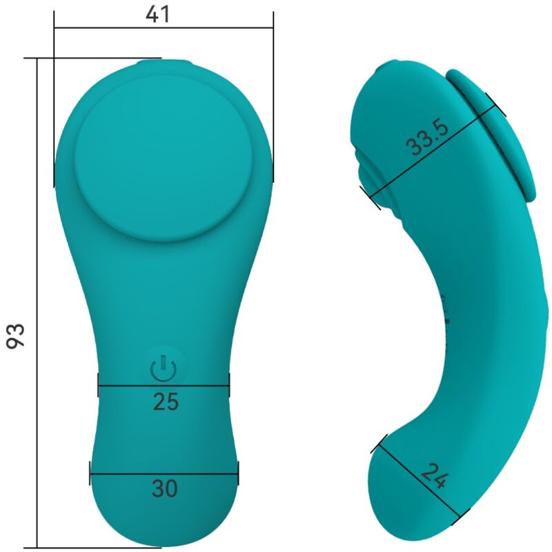 Culotte Vibrante Pleasure Panty Télécommandée Verte - Armony - Armony