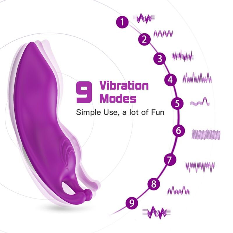 Culotte Vibrante Honeybee Wearable Panties Violet - Armony