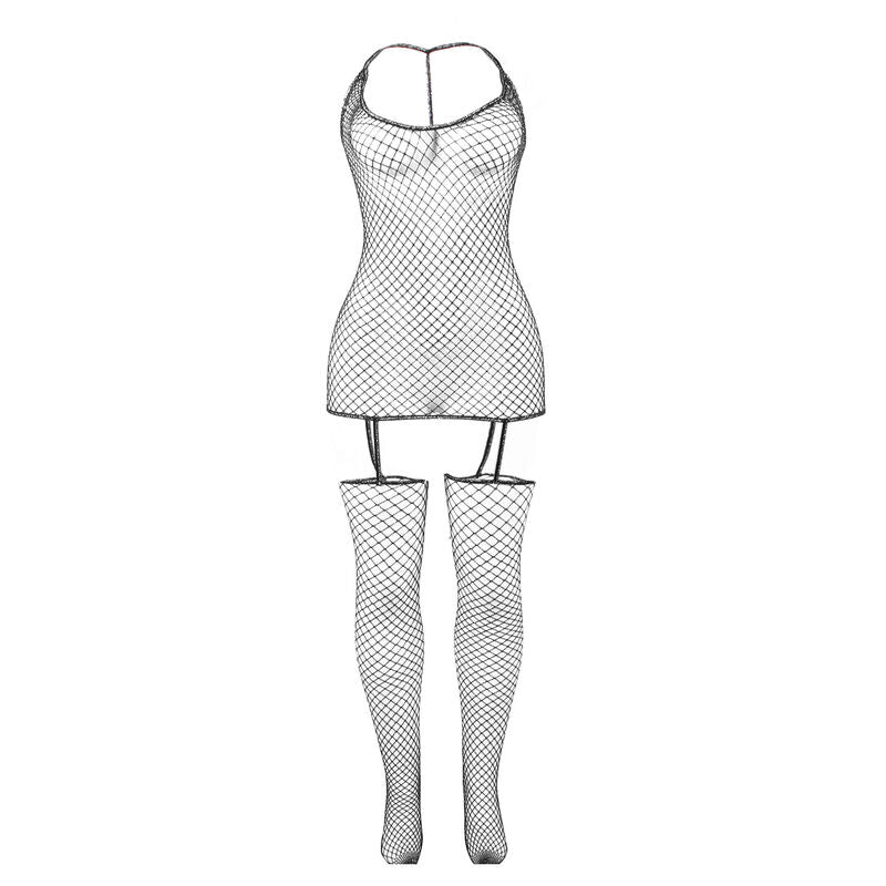 Body Résille Bodystocking Brillant Taille Unique - Subblime - SUBBLIME BODYSTOCKINGS