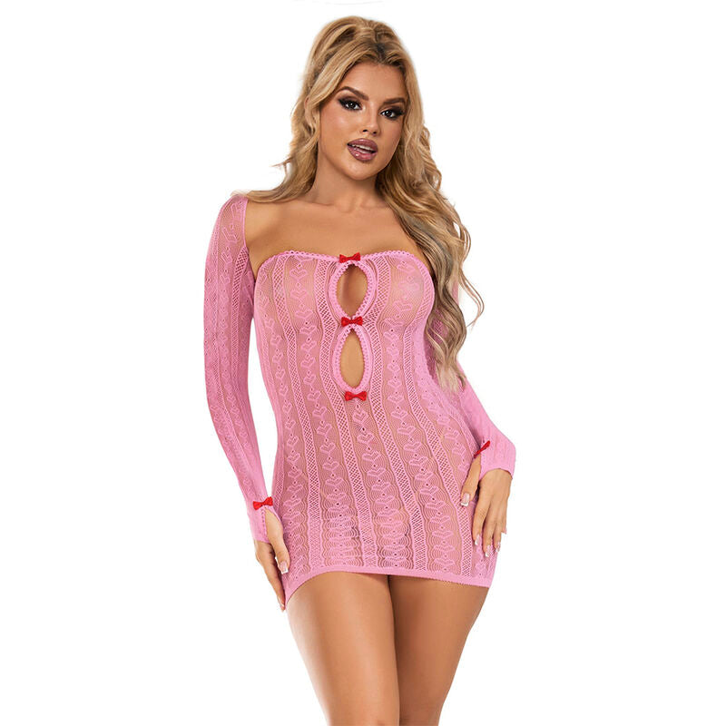 Robe Réseille Transparente Subblime Rose Taille Unique - Subblime - SUBBLIME DRESSES