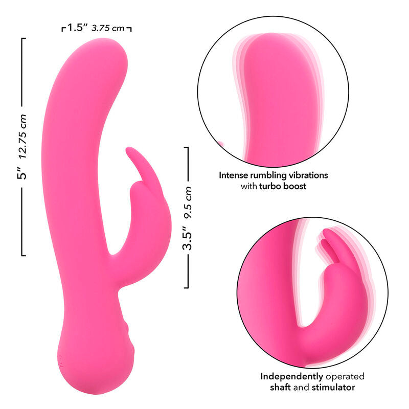Vibromasseur Lapin First Time Rechargeable Rose - CalExotics