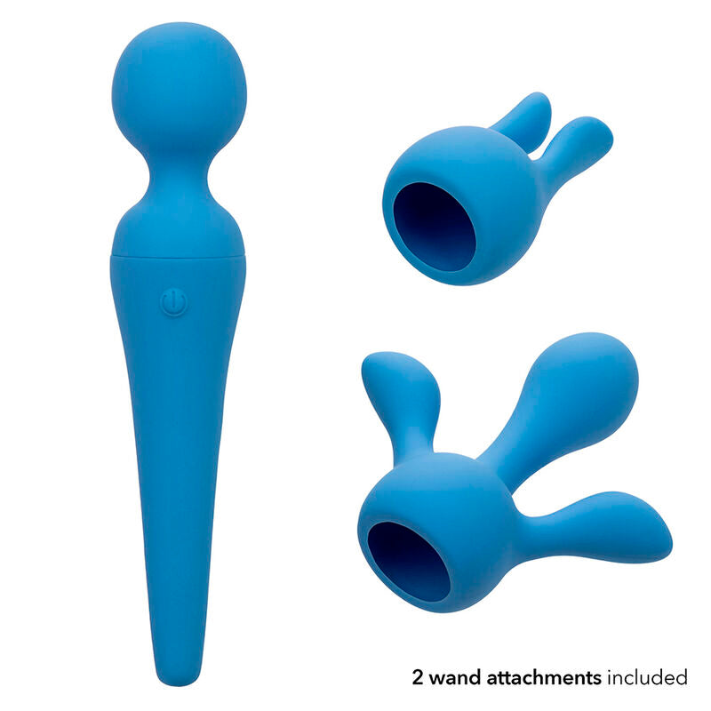 Masseur Wand Kit Body Wand Couture Bleu - Calexotics
