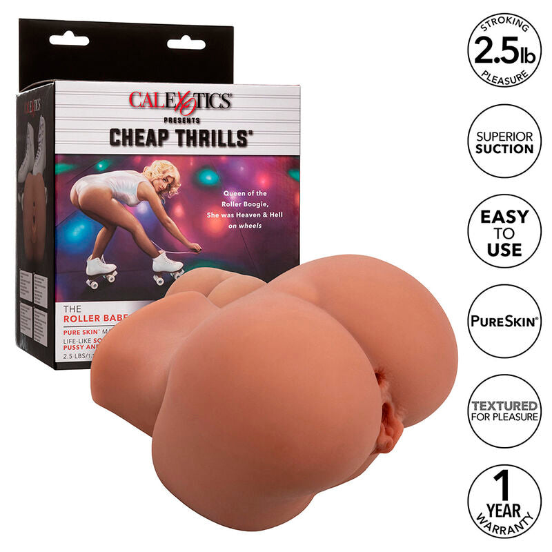 Masturbateur The Roller Babe Double Entrée Flesh - Calexotics