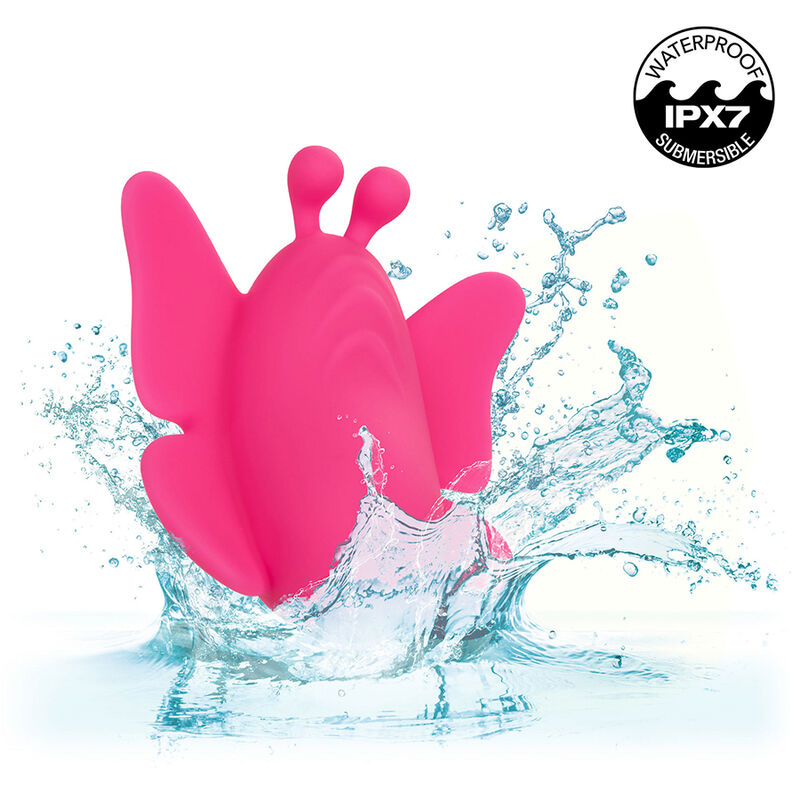 Vibromasseur Culotte Neon Vibes Flutter Vibe Rose - Calexotics