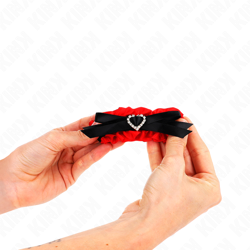 Attache-Poignets Élastiques Dentelle Rouge Réglables - Kink - KINK WRIST RESTRAINT