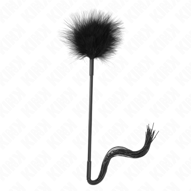 Fouet en silicone avec plumes 47 cm - Kink - KINK IMPACT & TOUCH