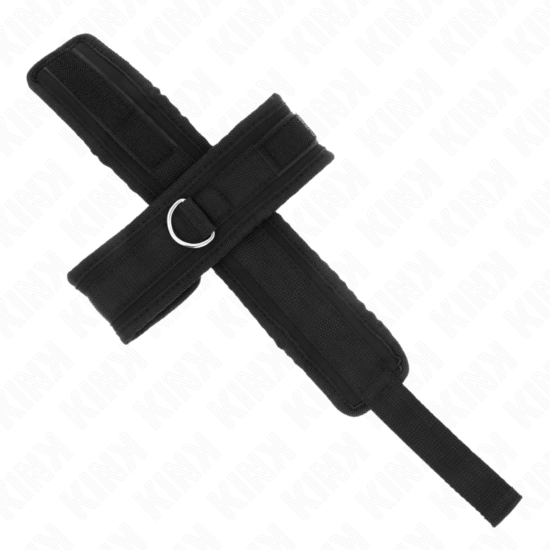 Kink – Attaches Poignets Noires pour Bondage BDSM