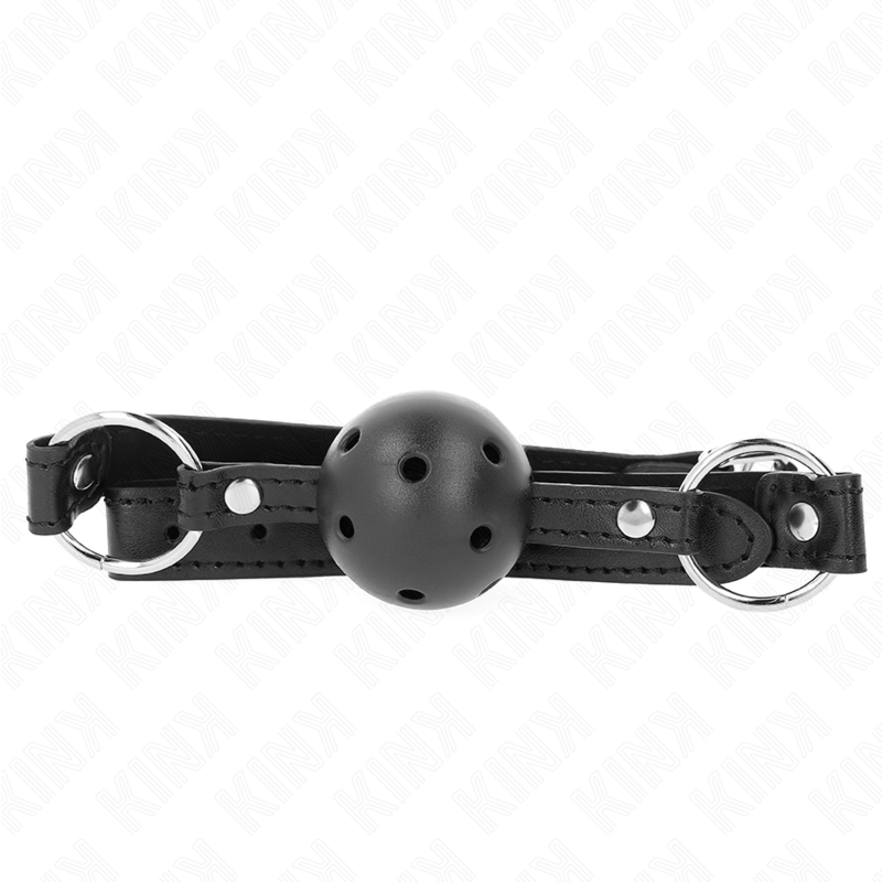 Gag Boule Creuse Noire 4,5cm - KINK