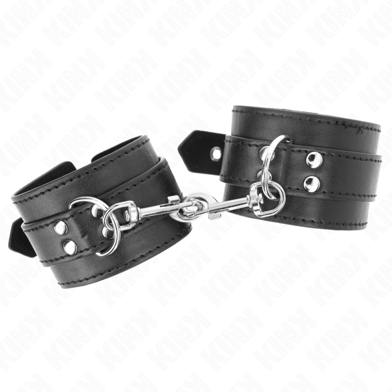 Bracelet BDSM Cuir avec Clous 35x6cm - Kink - KINK WRIST RESTRAINT