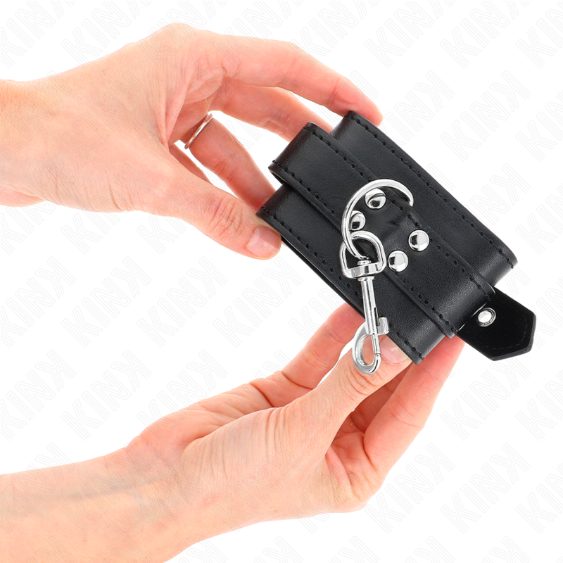 Bracelet BDSM Cuir avec Clous 35x6cm - Kink - KINK WRIST RESTRAINT